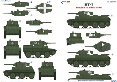 Colibri decals 35071 Bt-7 1/35