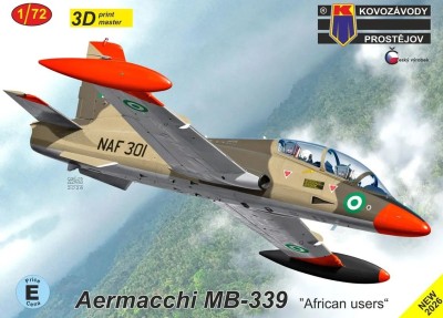 Kovozavody Prostejov 72526 Aermacchi MB-339 African users (3x camo) 1/72