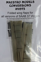 Maestro Models MMCK-4893 1/48 SAAB 37 Viggen Folded wing flaps (TARA/SP.H.)