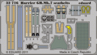 Eduard 32716 Harrier GR.Mk.7 seatbelts