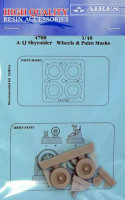 Aires 4788 A-1J Skyraider wheels & paint masks (TAM) 1/48