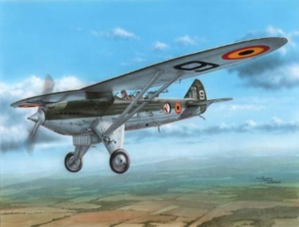 Frrom Azur FR0039 Renard R-31 Belgian observation plane used in WWII 1/72