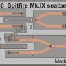 Eduard FE840 Spitfire Mk.IX seatbelts STEEL 1/48