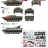 Star Decals 35-C1053 War in Caukasus # 1. Georgian and Abkhazian AFVs in 1990s War Soviet ZSU-23-4, BMP-1, BMP-2, MT-LB 1/35