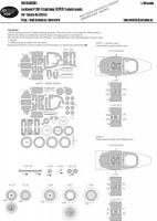 New Ware NWA-M0661 1/48 Mask Lockheed P-38F/G Lightning EXPERT (TAM)