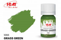 ICM C1066 Зеленая трава(Grass Green), краска акрил, 12 мл