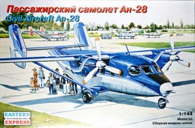 Восточный Экспресс 14436 Пассажирский самолет Ан-28 РегионАвиа 1/144