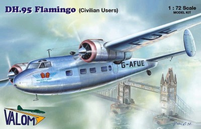 Valom 72156 DH.95 Flamingo (Civilian Users) 1/72