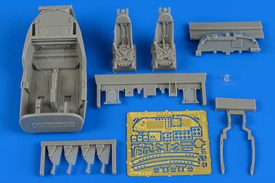 Aires 4720 A-37B Dragonfly cockpit set (MONO) 1/48