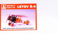 Brengun BRS72014 Letov S-4 (resin kit) 1/72