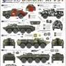 Star Decals STAR35945 Post USSR. AFVs #1. Armies of the former Soviet republics. Kazakhstan, South Ossetia, Russia 1/35