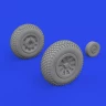 Eduard 672368 BRASSIN P-51D wheels cross tread (EDU) 1/72