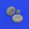 Eduard 672368 BRASSIN P-51D wheels cross tread (EDU) 1/72