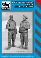 Black Dog F32168 USAAF Bomber aircraft crew set 1/32