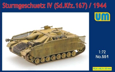UniModel UMM-72551 51 Sturmgeschuetz IV (Sd.Kfz.167) / 1944 1/72