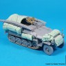 Black Dog T72173 Sd.Kfz.251/7 Ausf.C accessories set (designed to be used with Dragon kits) 1/72