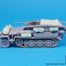 Black Dog T72173 Sd.Kfz.251/7 Ausf.C accessories set (designed to be used with Dragon kits) 1/72