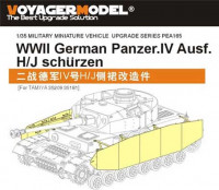 Voyager Model PEA165 Фототравление WWII German Panzer.IV Ausf.H/J schurzen (For TAMIYA ) 1/35