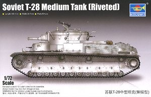 Trumpeter 07151 Soviet T-28 (Rivet Specification) 1/72