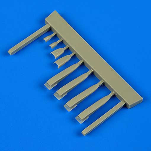 QuickBoost QB48578 Kfir C2/C7 air scoops 1/48