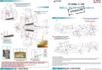 Colibri decals 48023 Bell Р-39 Stenciling Part III (P-39 Q) 1/48