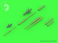 Master AM-48-122 Su-17, Su-20, Su-22 (Fitter) - Pitot Tubes (optional parts for all versions) and 30mm gun barrels