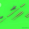 Master AM-48-122 Su-17, Su-20, Su-22 (Fitter) - Pitot Tubes (optional parts for all versions) and 30mm gun barrels