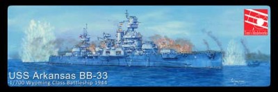 Tom's Modelworks 700-03 Arkansas 1944 complete kit 1/700