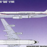 Восточный экспресс 144145-3 Авиалайнер CV990 SAS 1/144