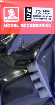 Brengun BRL72252 F/A-18 E/F engine nozzles (HAS) 1/72