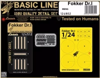 HGW 124802 Fokker Dr.I (MENG) BASIC LINE 1/24
