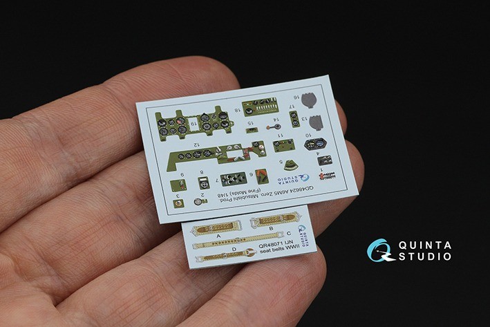 Quinta studio QD48624 A6M5 Zero, пр-ва Mitsubishi (Fine Molds) 1/48