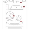 Peewit M72349 Canopy mask B-24 Liberator (AIRFIX) 1/72