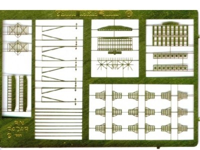 White Ensign Models PE 601 MODERN ROYAL NAVY RADARS 1/600