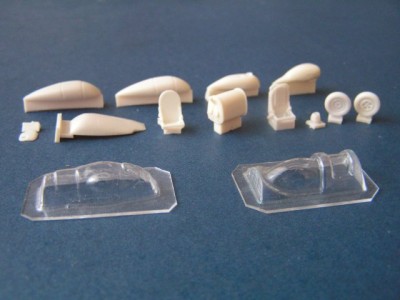 Pavla Models U72-56 Spitfire PR Mk.IA, PR Mk.IV, PR Mk.VII + vacu canopies + decal sheet for Tamiya 1:72