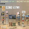 MiniArt 35604 Road Signs Ww2 North Africa (дорожные знаки) 1/35