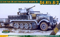Ace Model 72573 Sd.Kfz.6/2 3,7cm Flak auf Fahrgest. mZgKw 5t 1/72
