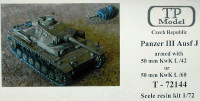 TP Model T-72144 Panzer III Ausf. J (w/ 50mm KwK L/42 or L/60) 1/72