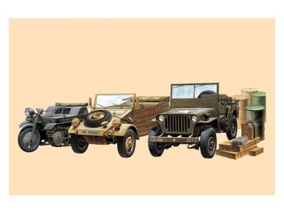 Моделист 307216 Набор машин Второй мировой войны 1/72