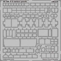 Eduard 48729 1/48 Фототравление C-2 surface panels S.A.