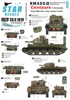 Star Decals 35-C1019 RMASG Centaurs - Royal Marines tanks in Normandy Centaur Mk.IV 1/35