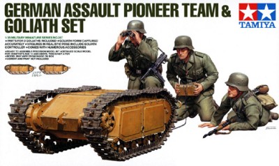 Tamiya 35357 German Assault Pioneer Team &amp; Goliath Set 1/35