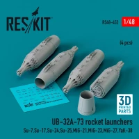 Reskit 48452 UB-32A-73 rocket launchers (4 pcs.) 1/48