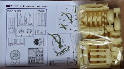 AML AMLA72040 HP Halifax B. Mk.II resin&amp;decal set (REV) 1/72