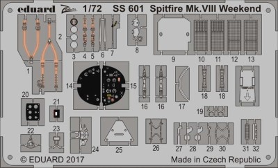 Eduard SS601 Spitfire Mk.VIII Weekend 1/72 1/72