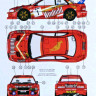 Reji Model 43010 Subaru Impreza WRC Rally Du Condroz 1997 1/43