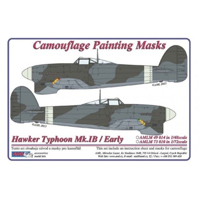 AML AMLM49014 Маска камуфляж Hawker Typhoon Mk.IB Early 1/48