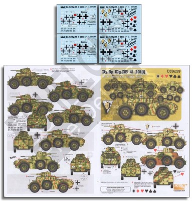 Echelon FD D356289 Pz.Sp.Wg.AB 41 201(i) (Part 1 &amp; 2 combo) 1/35