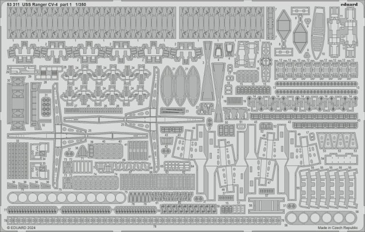 Eduard BIG5374 USS Ranger CV-4 (TRUMP) 1/350