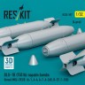 Reskit 32597 BLU-1B (750 lbs) napalm bombs MXU-393/B (4x) 1/32